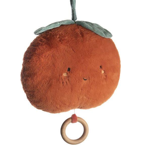 MOBILE DE PELUCIA LARANJA MUSICAL