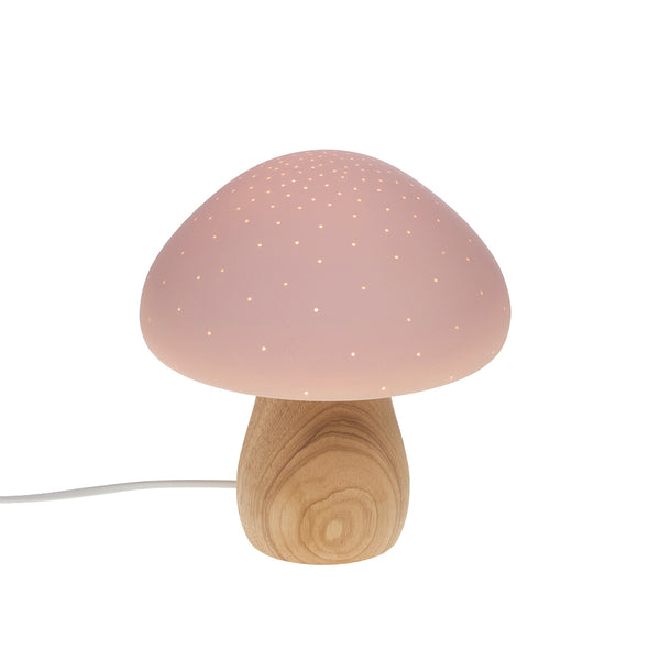 LUMINARIA COGUMELO ROSA