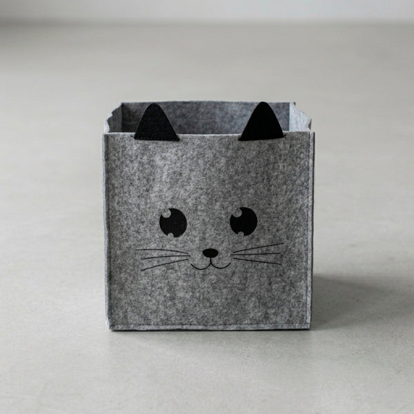 CESTO DE BRINQUEDOS GATO