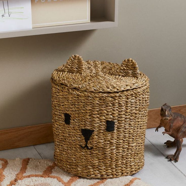 CESTO URSO ORGANIZADOR DE BRINQUEDOS