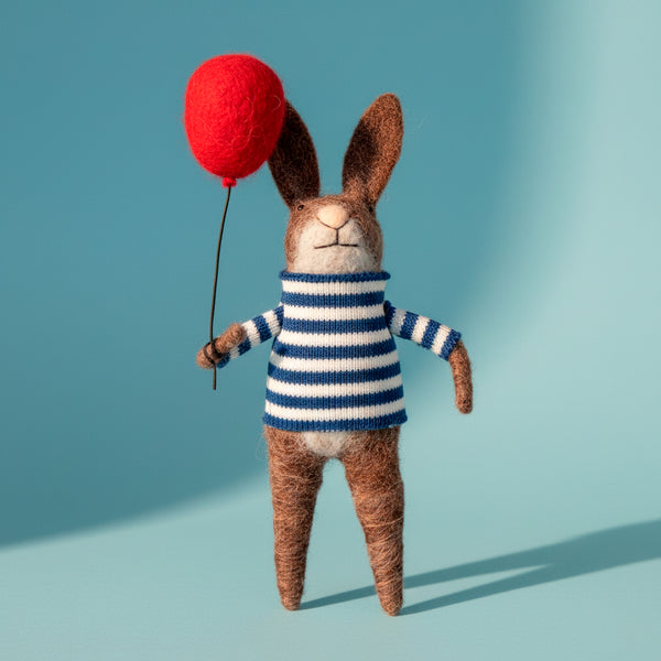 JOGO DE 3 ESCULTURAS LISTRAS DE LA DE FELTRO