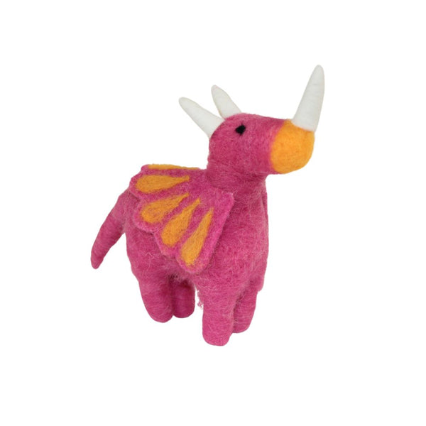 JOGO DE 4 DINOSSAURIOS DE LA DE FELTRO