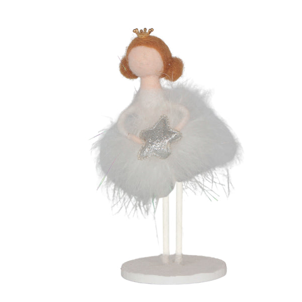 JOGO DE 3 ESCULTURAS BAILARINAS  DE LA DE FELTRO