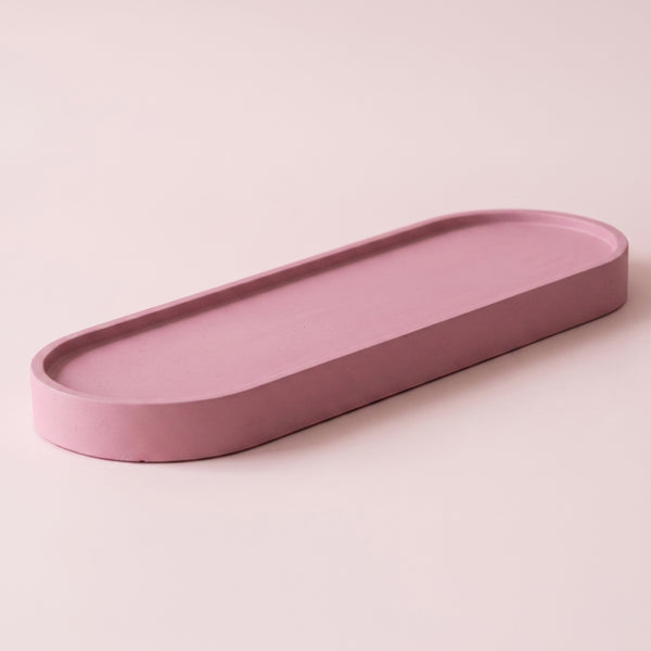 BANDEJA RESINA AMEISE ROSA QUEIMADO