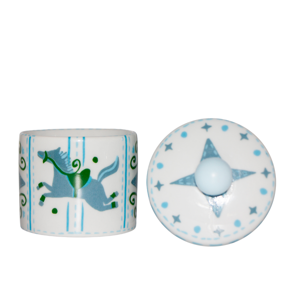 KIT HIGIENE AMEISE CARROSSEL AZUL E VERDE