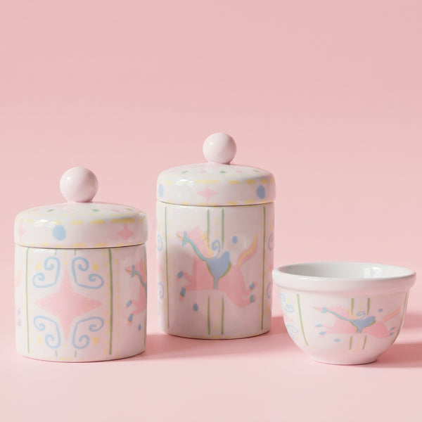 KIT HIGIENE AMEISE CARROSSEL ROSA E AZUL