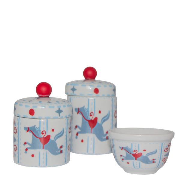 KIT HIGIENE AMEISE VERMELHO E AZUL