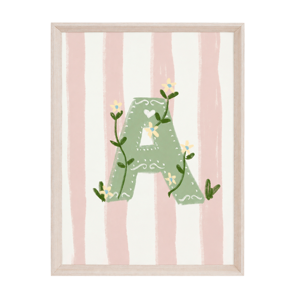 QUADRO LETRA A ENCANTO AMEISE - MOLDURAR