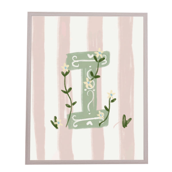 QUADRO LETRA I ENCANTO AMEISE - MOLDURAR