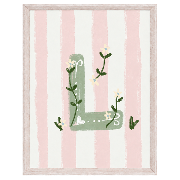 QUADRO LETRA L ENCANTO AMEISE - MOLDURAR