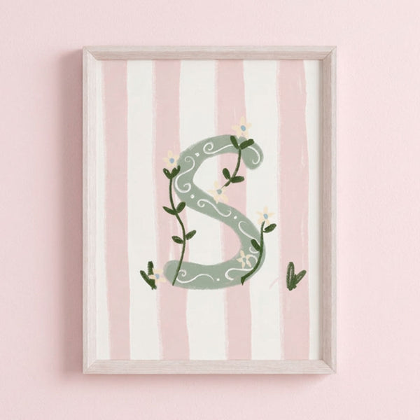 QUADRO LETRA S ENCANTO AMEISE - MOLDURAR