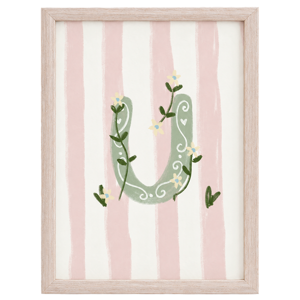 QUADRO LETRA U ENCANTO AMEISE - MOLDURAR
