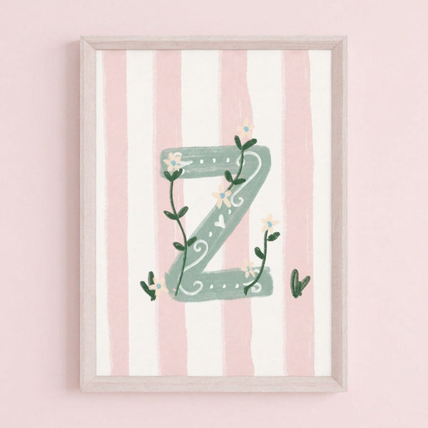 QUADRO LETRA Z ENCANTO AMEISE - MOLDURAR