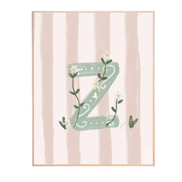 QUADRO LETRA Z ENCANTO AMEISE - MOLDURAR