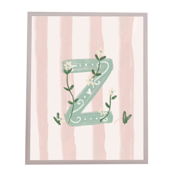 QUADRO LETRA Z ENCANTO AMEISE - MOLDURAR