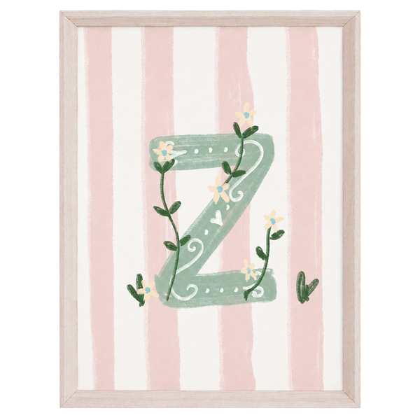 QUADRO LETRA Z ENCANTO AMEISE - MOLDURAR