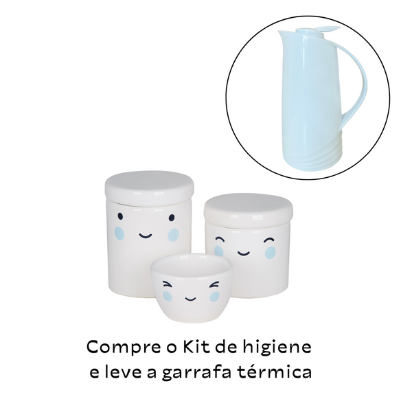 KIT HIGIENE 3PC ROSTINHOS AZUL
