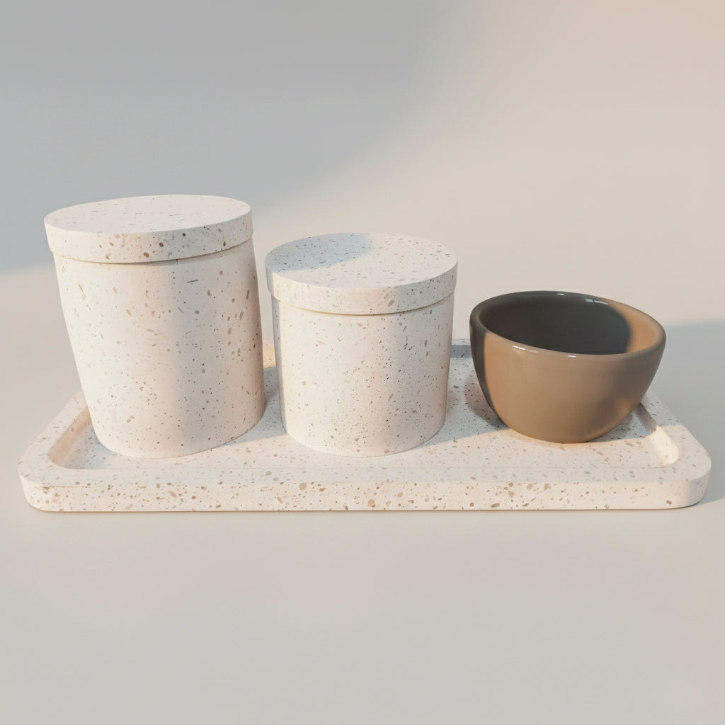 KIT DE HIGIENE GRANILITE CINZA