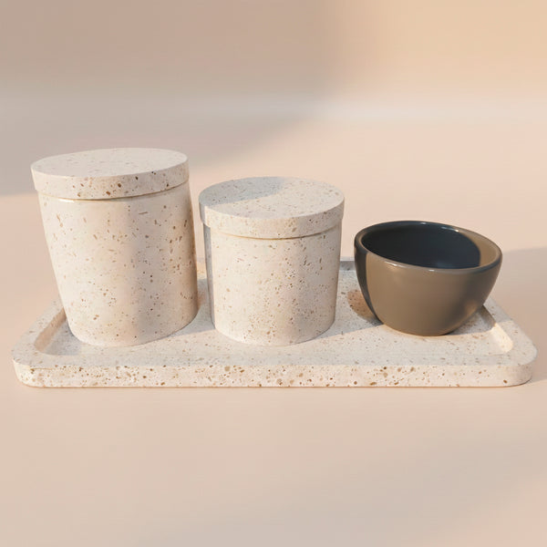 KIT DE HIGIENE GRANILITE CINZA