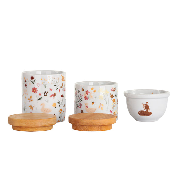 KIT DE HIGIENE AFETO BRANCO COM DOURADO