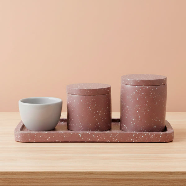 KIT DE HIGIENE GRANILITE TERRACOTA