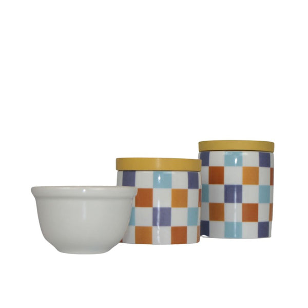 KIT DE HIGIENE QUADRADOS COLORIDOS MAMA LOVES YOU