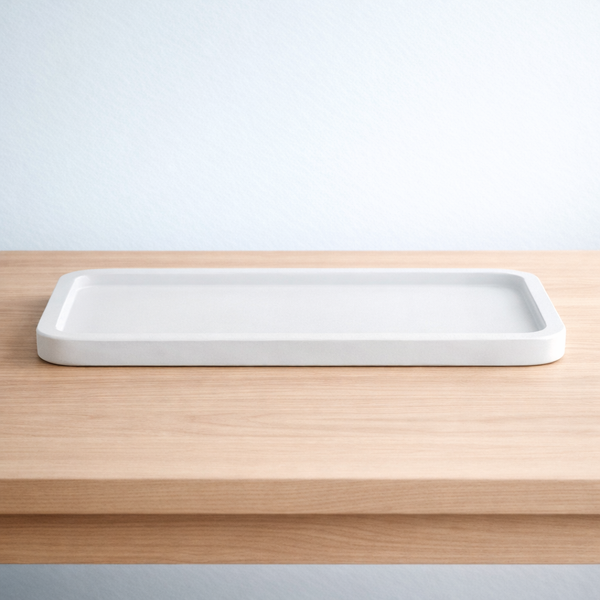BANDEJA BORDA RASA BRANCO