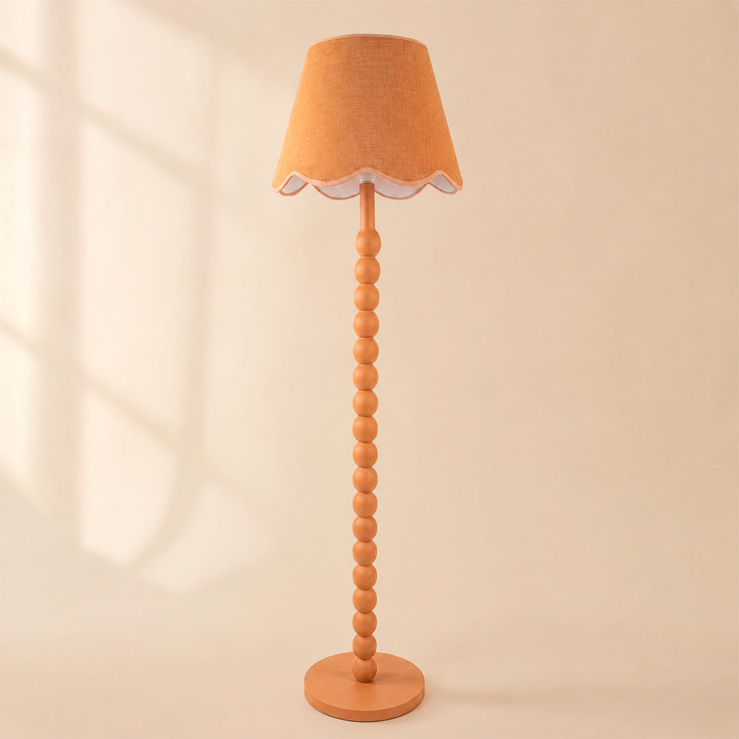 LUMINARIA TORNEADA TERRACOTA