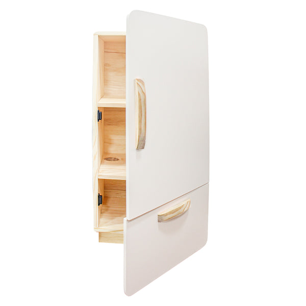 M1 GELADEIRA ESTANTE CREME EM MDF