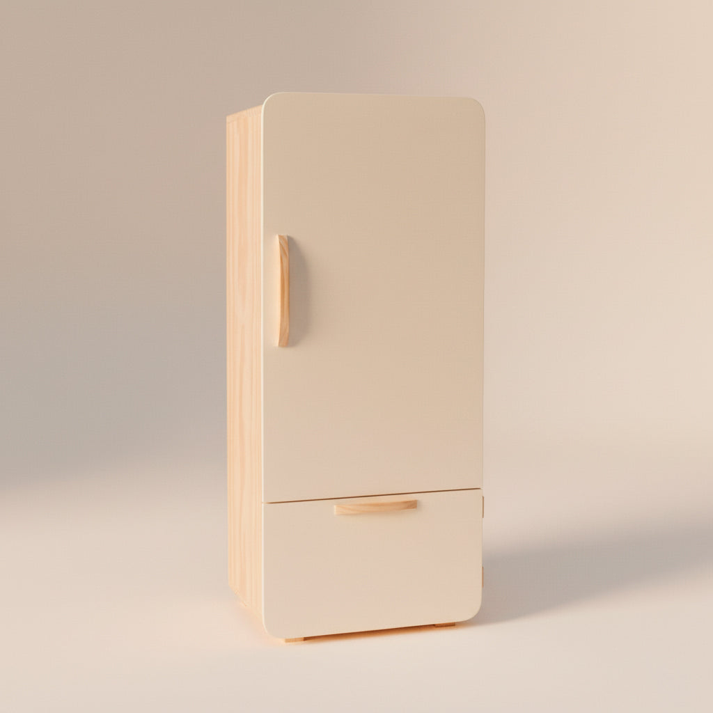 M1 GELADEIRA ESTANTE CREME EM MDF