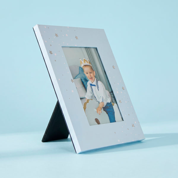 PORTA RETRATO AZUL ESTRELAS 10X15CM