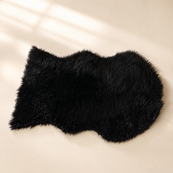 TAPETE PELUDO 60X90 PRETO
