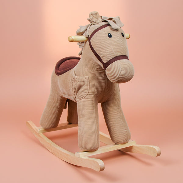 M1 CAVALO DE BALANCO PE DE PANO MUSICAL  A PARTIR DE 3 ANOS
