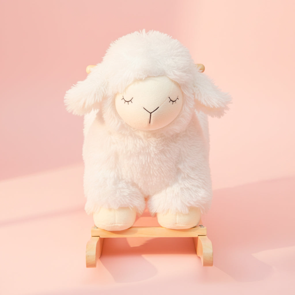 M1 OVELHA PELUDINHA DE BALANCO MUSICAL COM ASSENTO