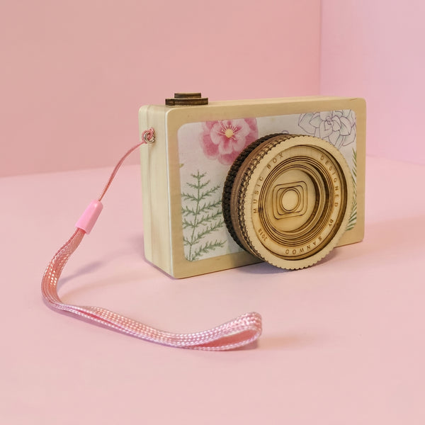 CAIXA DE MUSICA MAQUINA FOTOGRAFICA