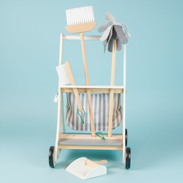 CARRINHO DE LIMPEZA COMPLETO 5PCS