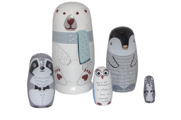 JG5 MATRIOSHKA BICHOS DA NEVE