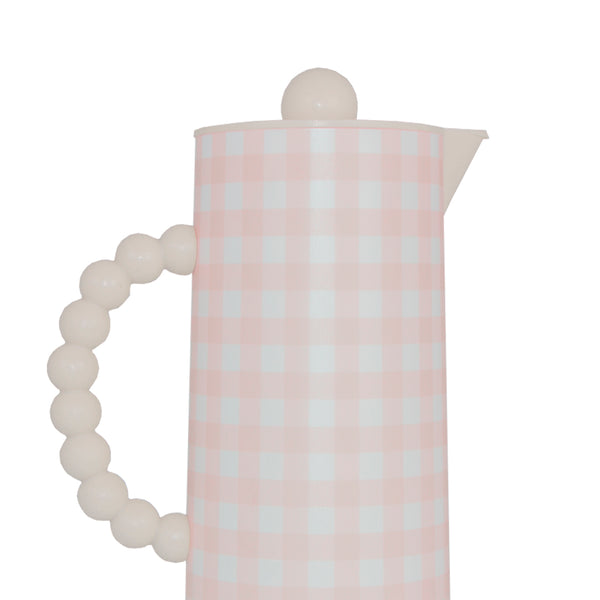 GARRAFA TERMICA BUBBLE ROSA XADREZ