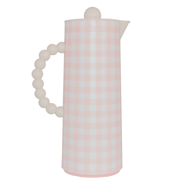 GARRAFA TERMICA BUBBLE ROSA XADREZ