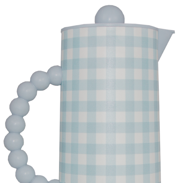 GARRAFA TERMICA BUBBLE DOT AZUL XADREZ