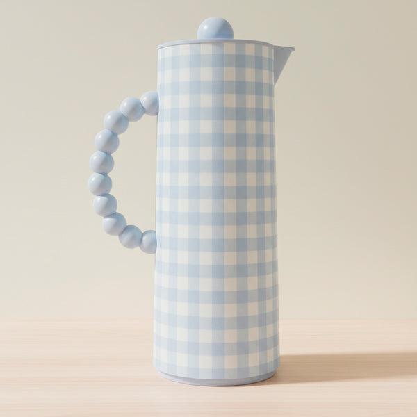 GARRAFA TERMICA BUBBLE AZUL XADREZ