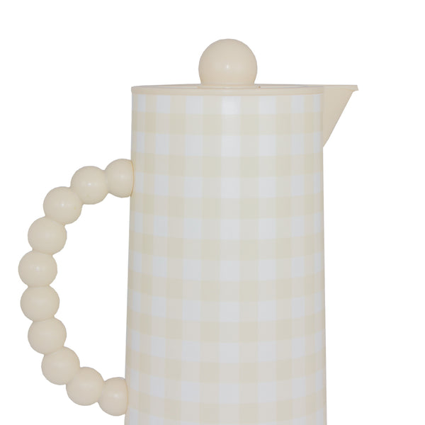 GARRAFA TERMICA BUBBLE BEGE XADREZ