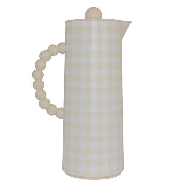 GARRAFA TERMICA BUBBLE BEGE XADREZ