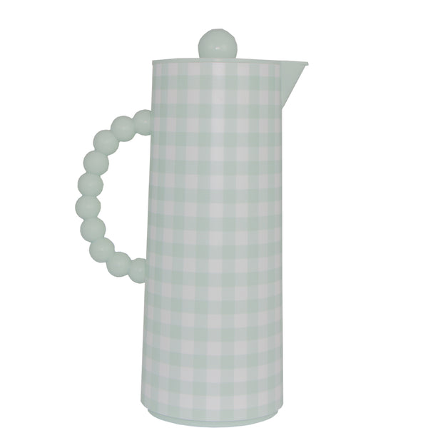 GARRAFA TERMICA BUBBLE VERDE AGUA XADREZ