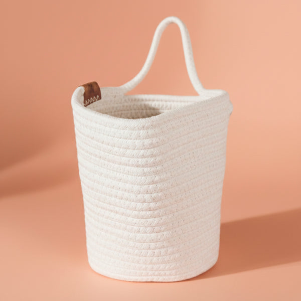CESTA PORTA FRALDA OU BRINQUEDO 100% ALGODAO