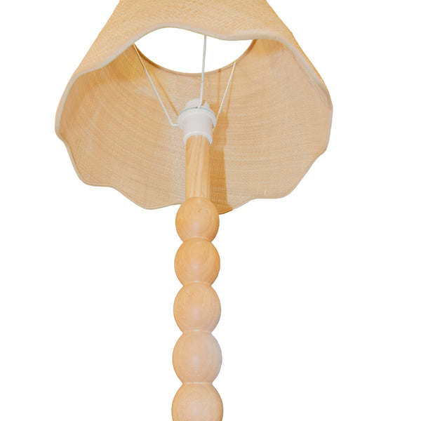 LUMINARIA RATTAN TORNEADA