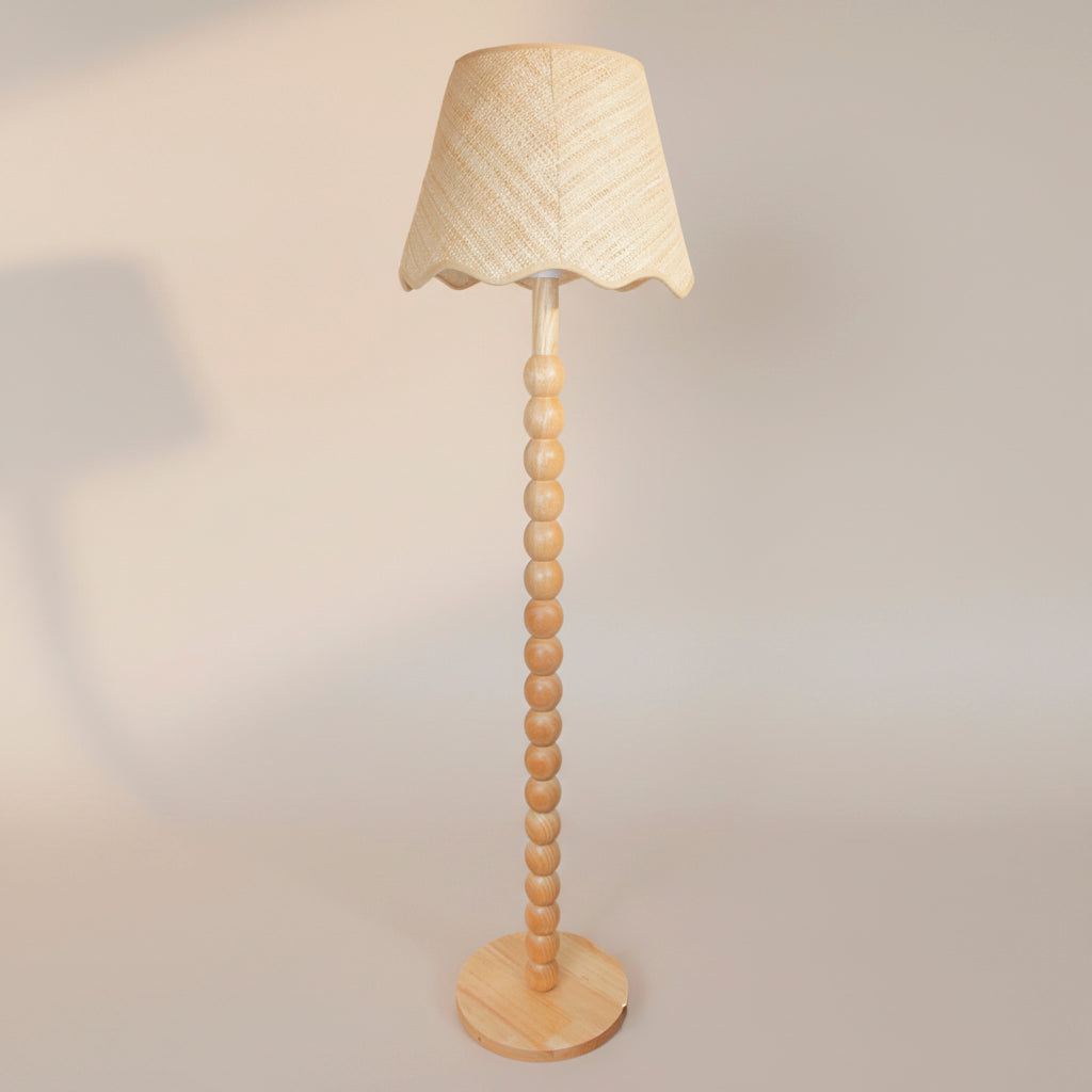 LUMINARIA RATTAN TORNEADA