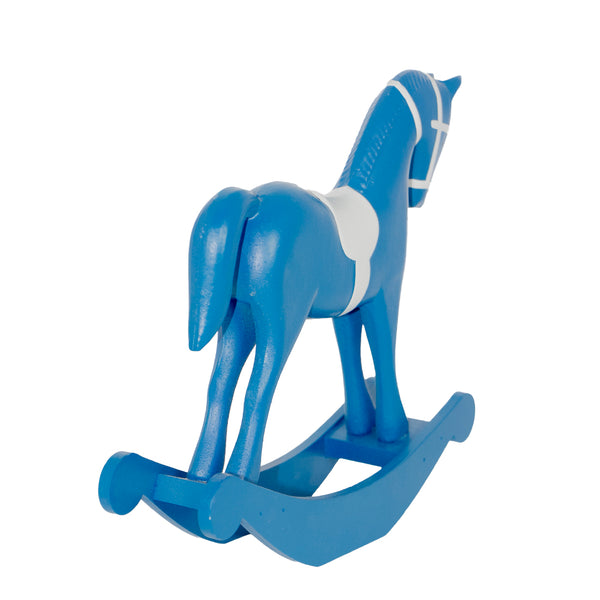 CAVALINHO DE MADEIRA AZUL M