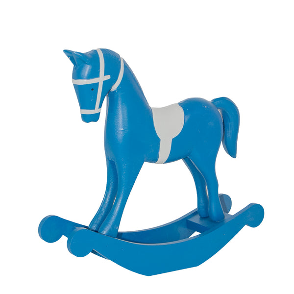 CAVALINHO DE MADEIRA AZUL M