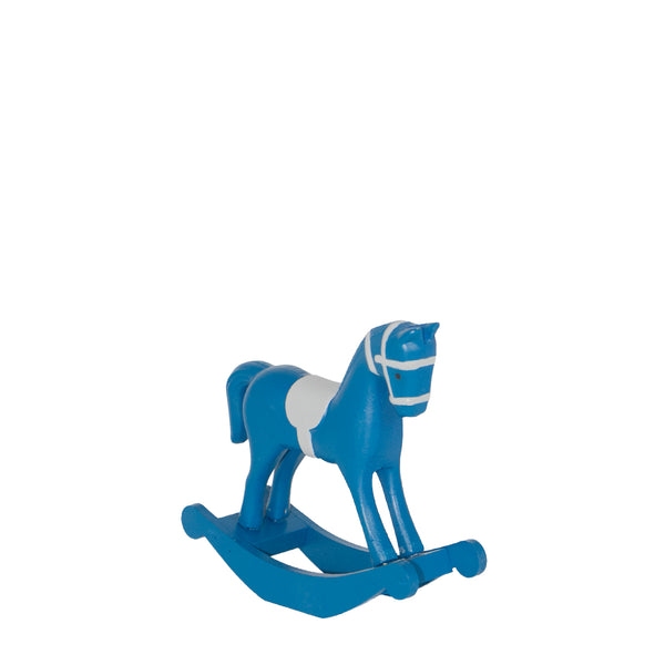 MINI CAVALINHO DE MADEIRA AZUL P